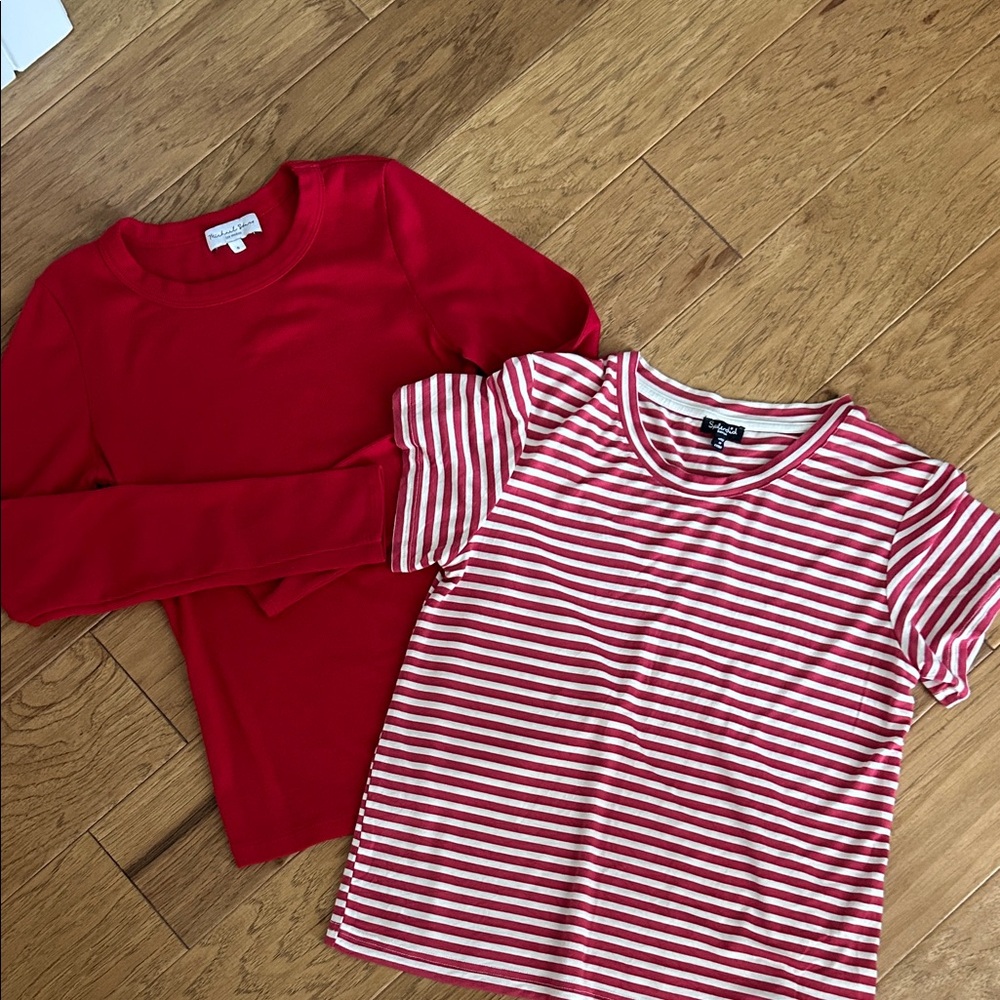 Red Tee Shirt Set